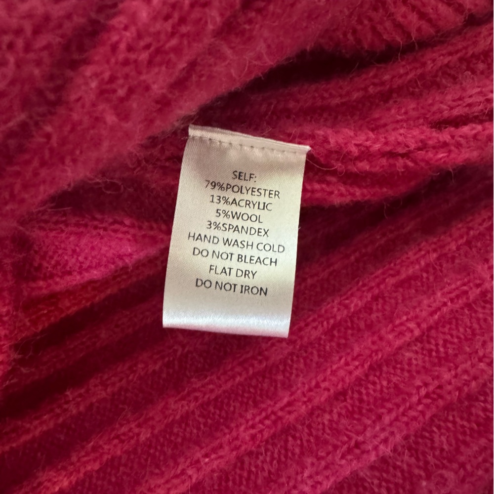 Vici Pink Ruffled Tie Front Sweater - Picture 7 of 8